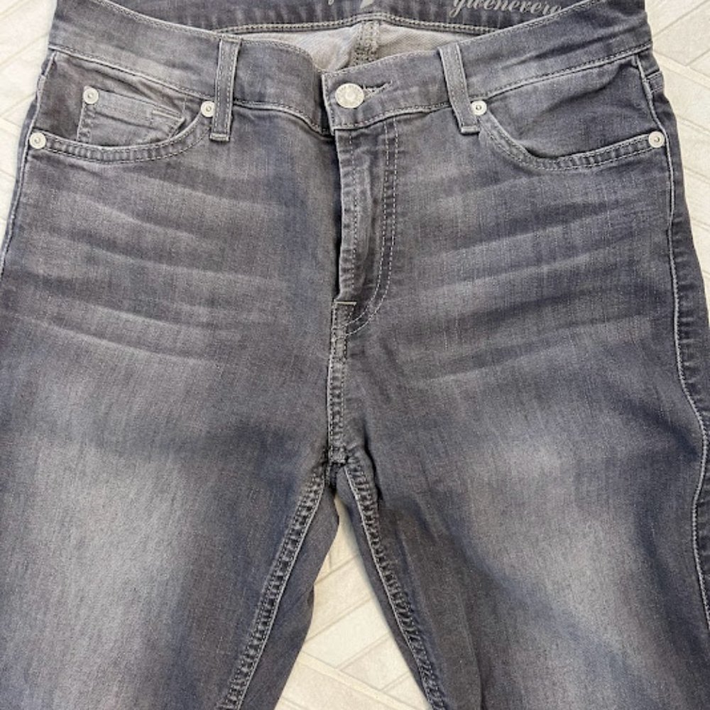Grey Women's Stretch Denim Jeans